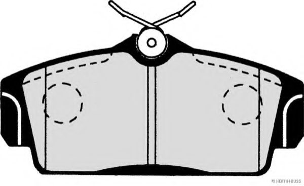 set placute frana,frana disc 2