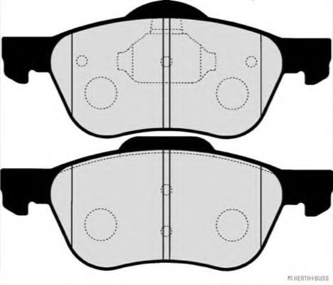 set placute frana,frana disc 2