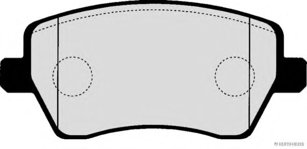 set placute frana,frana disc 2