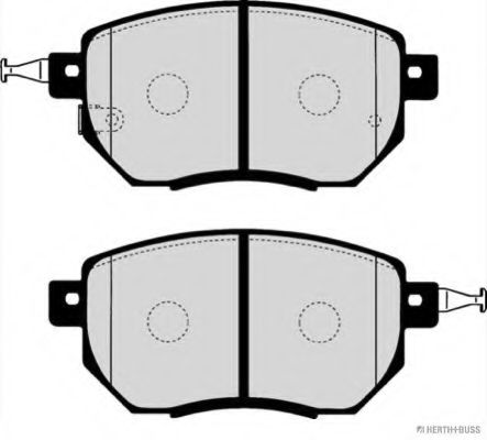 set placute frana,frana disc 2