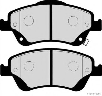 set placute frana,frana disc 2