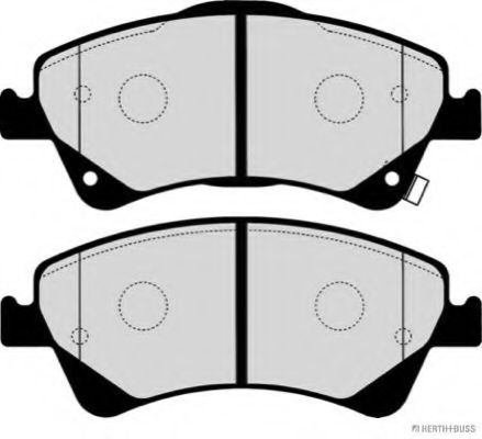 set placute frana,frana disc 2