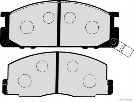 set placute frana,frana disc 2