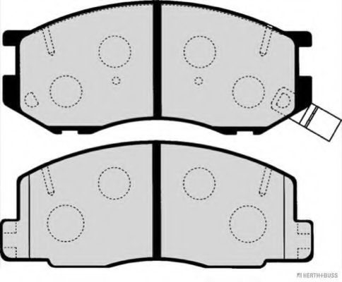 set placute frana,frana disc 2