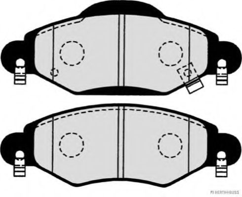 set placute frana,frana disc 2
