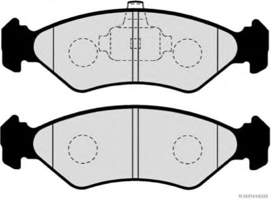 set placute frana,frana disc 2