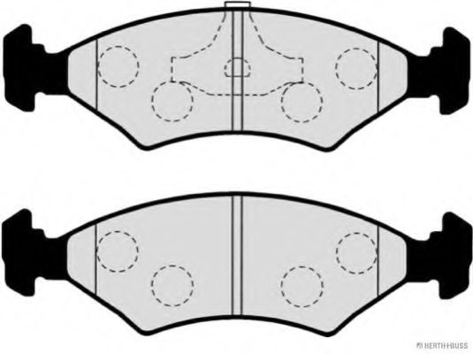 set placute frana,frana disc 2