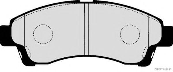 set placute frana,frana disc 2