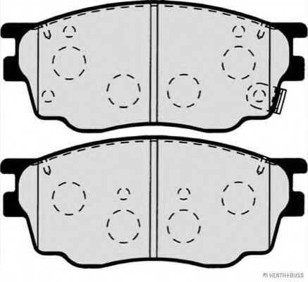 set placute frana,frana disc 2