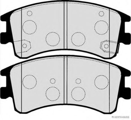 set placute frana,frana disc 2