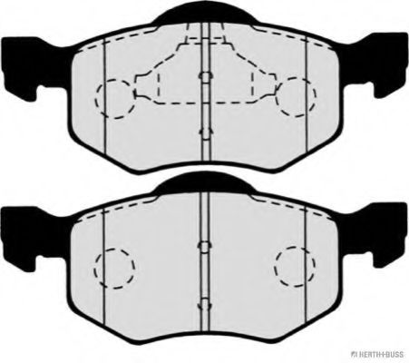set placute frana,frana disc 2