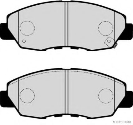 set placute frana,frana disc 2