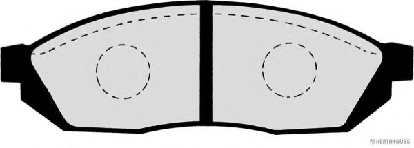 set placute frana,frana disc 2
