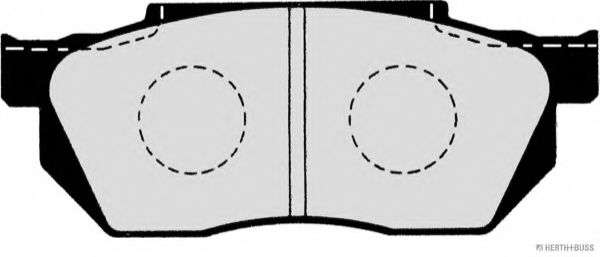 set placute frana,frana disc 2