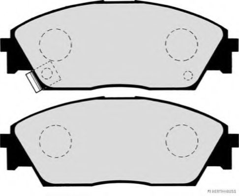 set placute frana,frana disc 2
