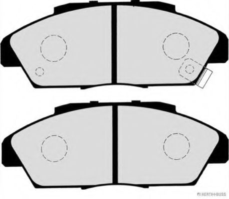 set placute frana,frana disc 2