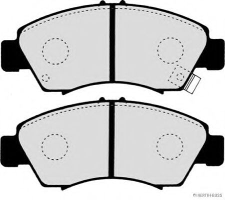 set placute frana,frana disc 2