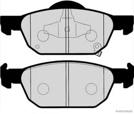 set placute frana,frana disc 2