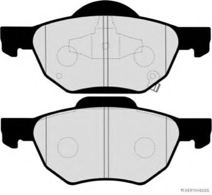 set placute frana,frana disc 2