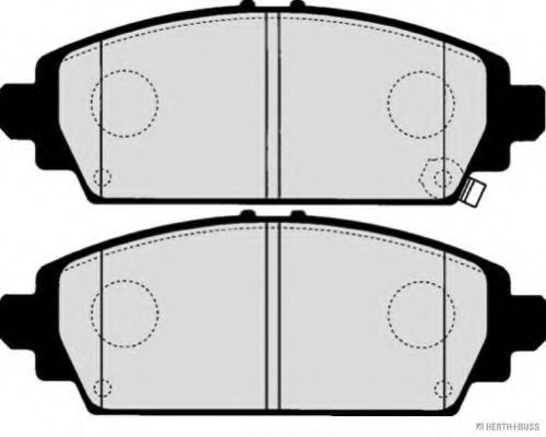 set placute frana,frana disc 2