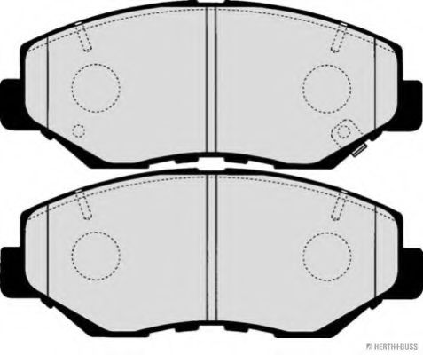 set placute frana,frana disc 2