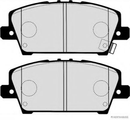 set placute frana,frana disc 2