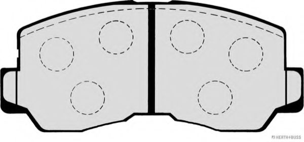 set placute frana,frana disc 2