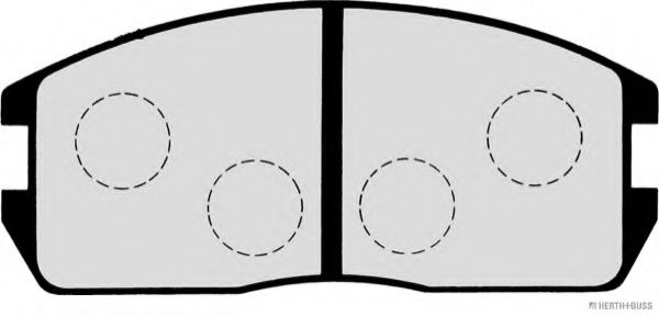 set placute frana,frana disc 2