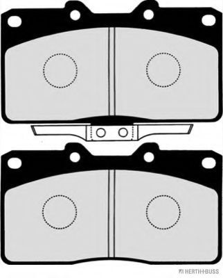 set placute frana,frana disc 2