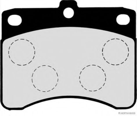 set placute frana,frana disc 2