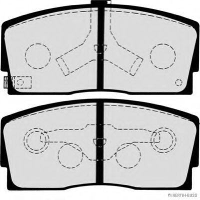 set placute frana,frana disc 2