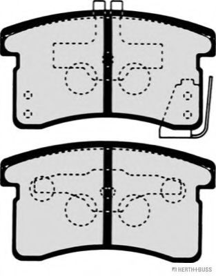 set placute frana,frana disc 2