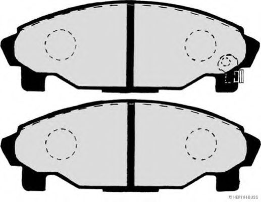 set placute frana,frana disc 2