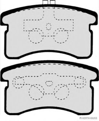 set placute frana,frana disc 2