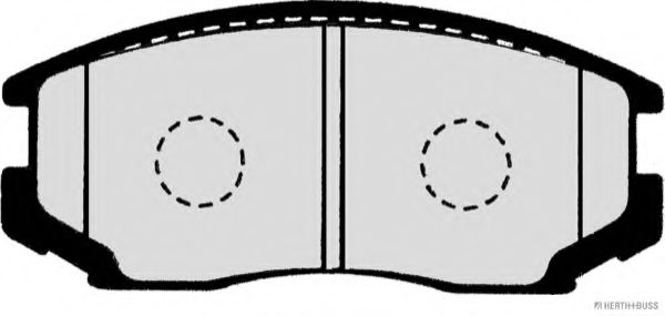 set placute frana,frana disc 2