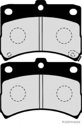 set placute frana,frana disc 2