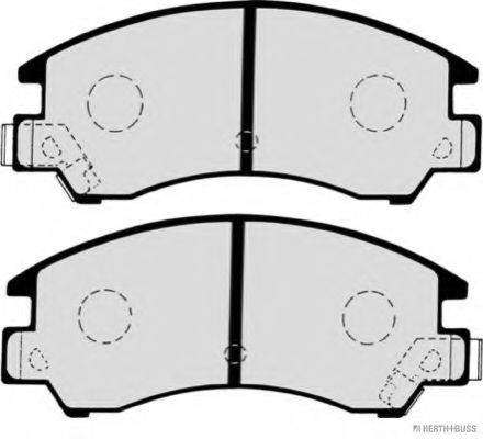 set placute frana,frana disc 2