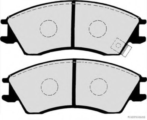 set placute frana,frana disc 2