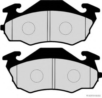 set placute frana,frana disc 2