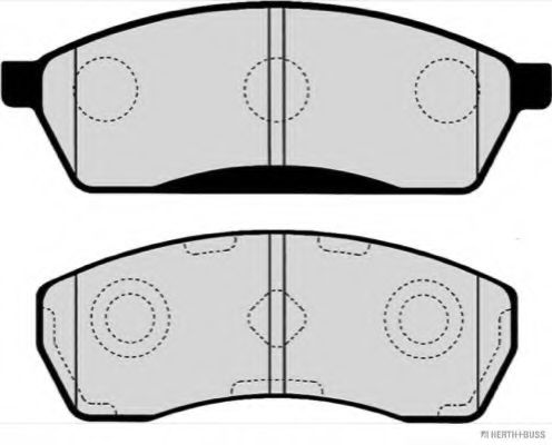 set placute frana,frana disc 2
