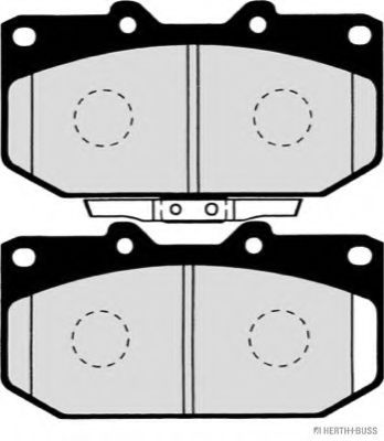 set placute frana,frana disc 2
