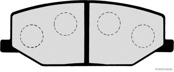 set placute frana,frana disc 2