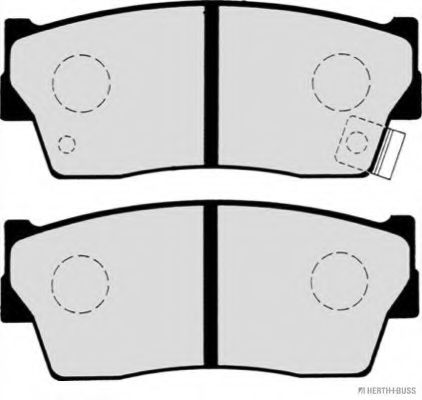 set placute frana,frana disc 2