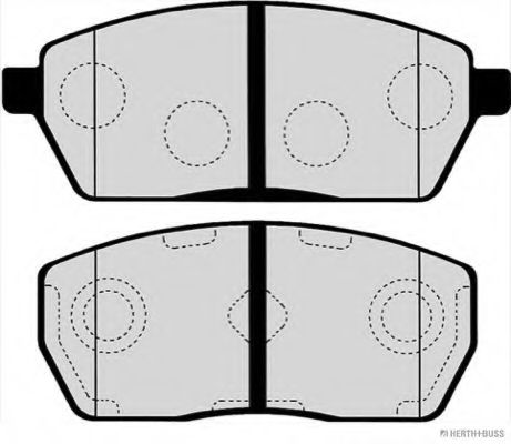 set placute frana,frana disc 2