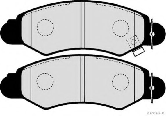 set placute frana,frana disc 2