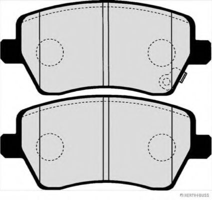 set placute frana,frana disc 2