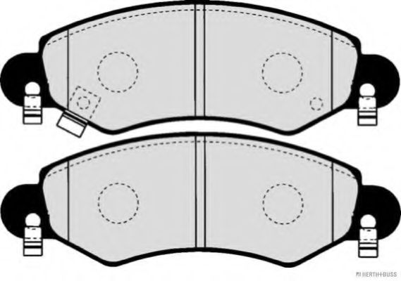 set placute frana,frana disc 2