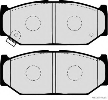 set placute frana,frana disc 2