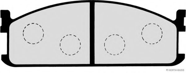 set placute frana,frana disc 2