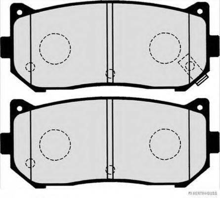 set placute frana,frana disc 2